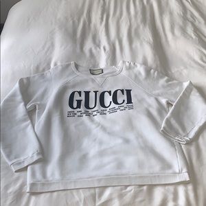 Gucci cities print sweatshirt